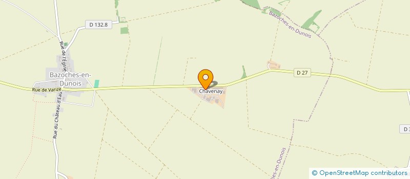 localisation de l'entreprise DE CHAVENAY à BAZOCHES EN DUNOIS