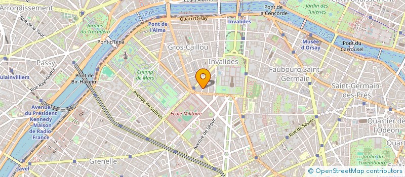 localisation de l'entreprise DE CHEVERT  PARIS