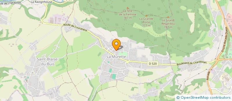 localisation de l'entreprise DE CHEVIGNEUX  LA MURETTE