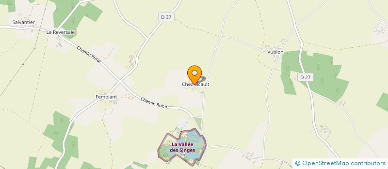 localisation de l'entreprise DE CHEZ SICAULT à ROMAGNE