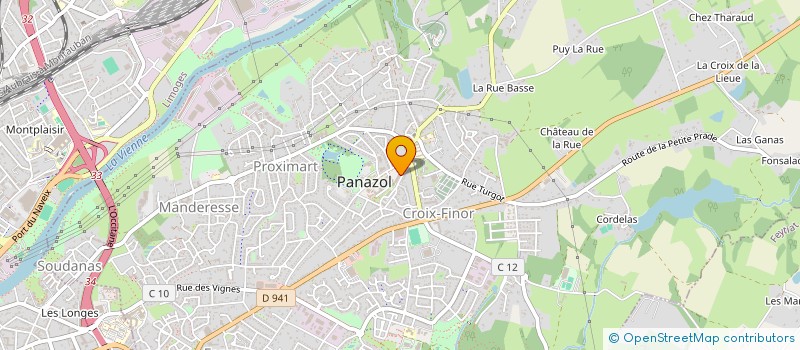 localisation de l'entreprise DE CHIRURGIEN DENTISTE DU DR LANGER TAITO à PANAZOL