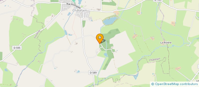 localisation de l'entreprise DE CHITRAY  CHATELAIN