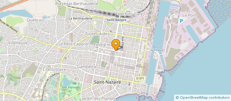 localisation de l'entreprise DE CHOISEUL PRASLIN DUCATEL  SAINT-NAZAIRE