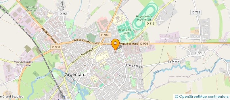 localisation de l'entreprise DE CI DE LA à ARGENTAN