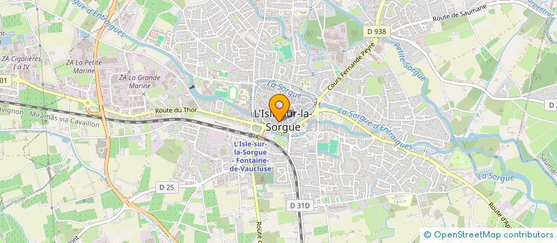 localisation de l'entreprise DE CILS EN AIGUILLES  L'ISLE-SUR-LA-SORGUE