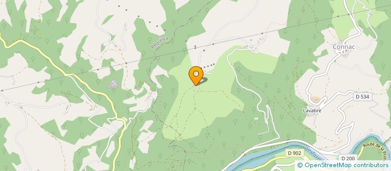 localisation de l'entreprise DE CLAPIES  LA SELVE