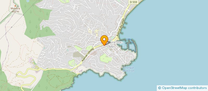 localisation de l'entreprise DE CLAVIERE à CAVALAIRE-SUR-MER