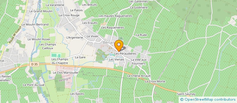 localisation de l'entreprise DE CLEMARANT  BENAIS