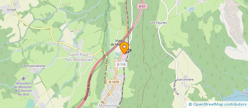 localisation de l'entreprise DE CLERMONT SAS à MONESTIER-DE-CLERMONT