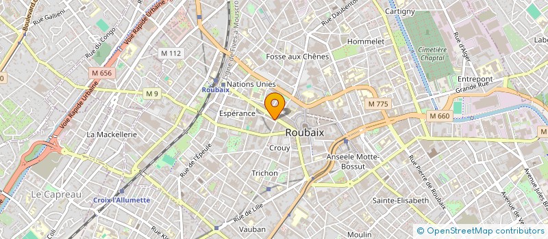 localisation de l'entreprise DE'CO POSE  ROUBAIX