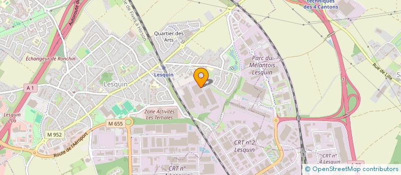 localisation de l'entreprise DE.CO.RO FRANCE à LESQUIN