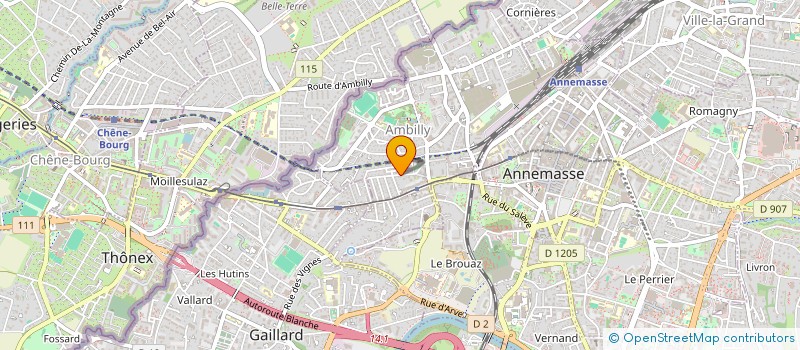 localisation de l'entreprise DE COCK JOACHIM BEATRIJS PEINTURE  AMBILLY