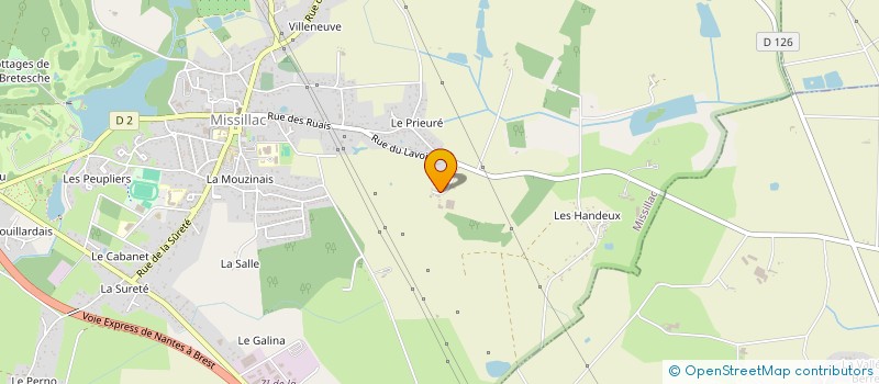 localisation de l'entreprise DE COEMEUX à MISSILLAC