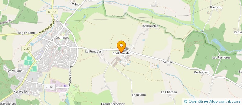 localisation de l'entreprise DE COET NAVALEN  SULNIAC