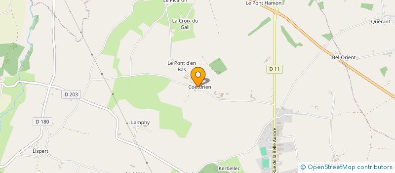 localisation de l'entreprise DE COETDRIEN  REGUINY