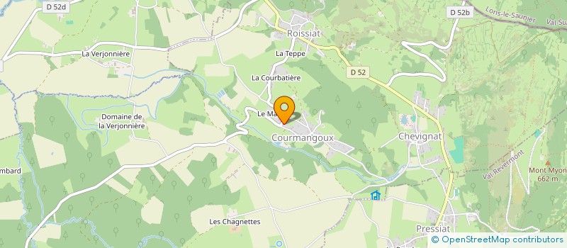 localisation de l'entreprise DE COEUR A CORPS  COURMANGOUX