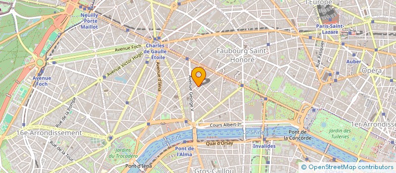 localisation de l'entreprise DE COIGNAC JOLY VENDIOUX ZAZOUN  PARIS