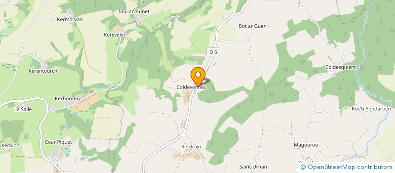 localisation de l'entreprise DE COLDE  KERPERT