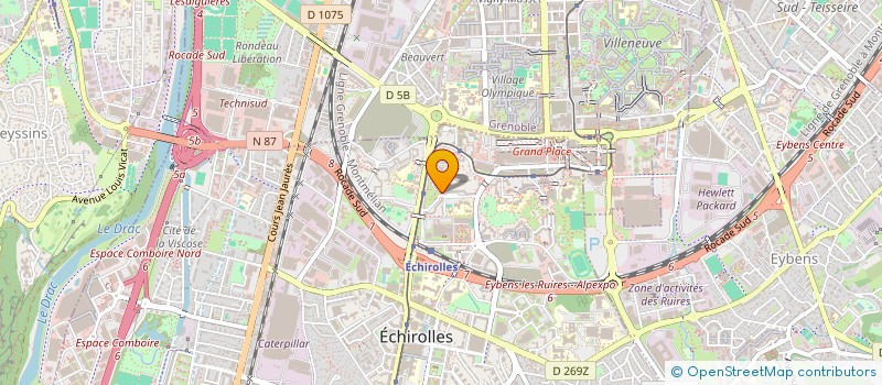 localisation de l'entreprise DE CONCEPT à ECHIROLLES