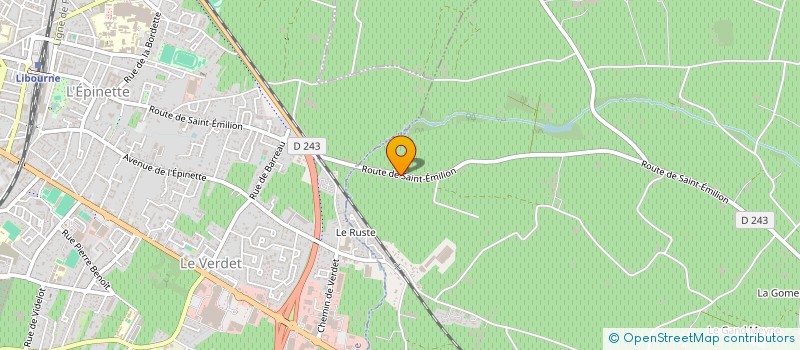 localisation de l'entreprise DE CONINCK NEW WORLD WINES à SAINT-EMILION
