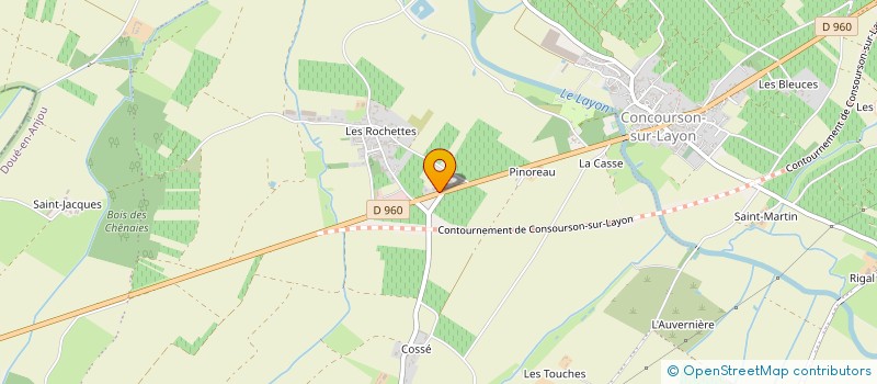 localisation de l'entreprise DE CONTIGNE à DOUE-EN-ANJOU