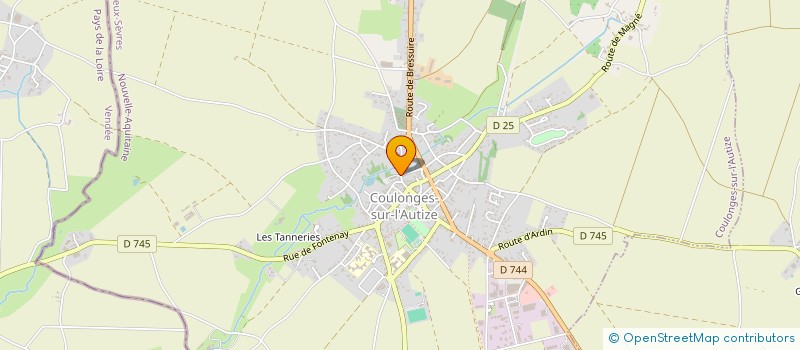 localisation de l'entreprise DE COORDINATION DU SOIN ET DE L AIDE A DOMICILE  COULONGES-SUR-L'AUTIZE