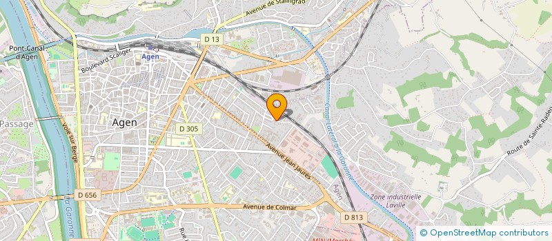 localisation de l'entreprise DE COP RES CLAIR SOLEIL  AGEN