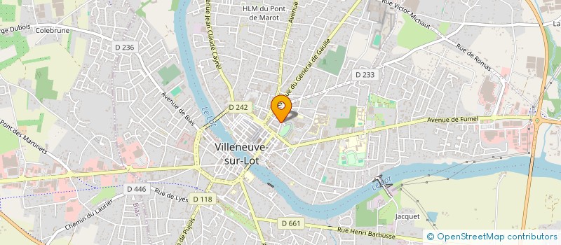 localisation de l'entreprise DE COP RES DELBERGE  VILLENEUVE-SUR-LOT