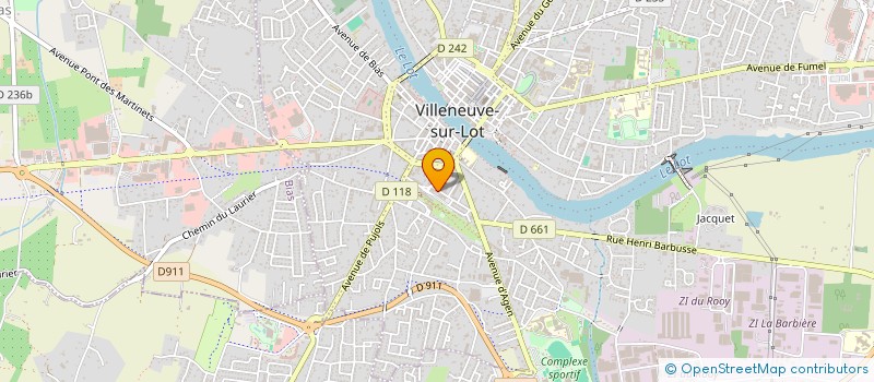 localisation de l'entreprise DE COP RES DES SILOS  VILLENEUVE-SUR-LOT