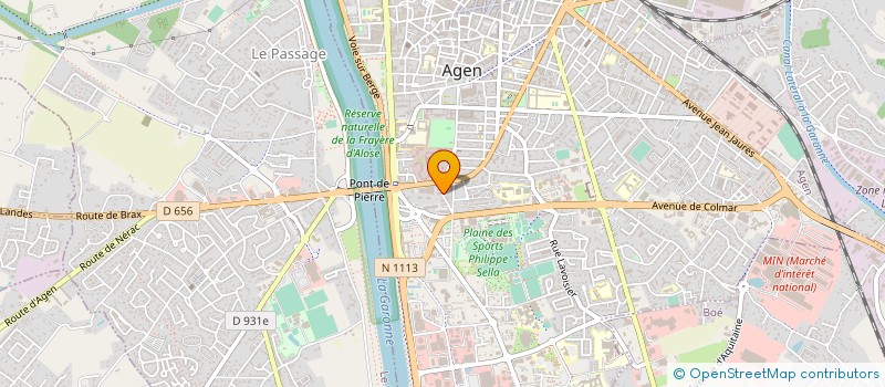 localisation de l'entreprise DE COP RES LES TILLEULS  AGEN