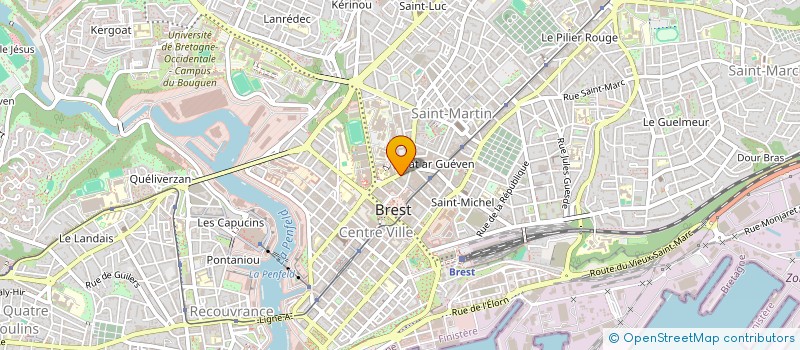 localisation de l'entreprise DE COPROPRIETE à BREST