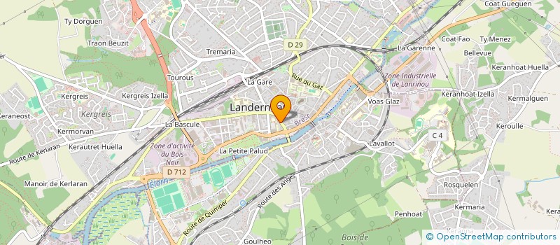 localisation de l'entreprise DE COPROPRIETE à LANDERNEAU