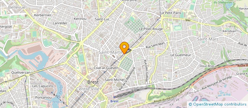 localisation de l'entreprise DE COPROPRIETE à BREST