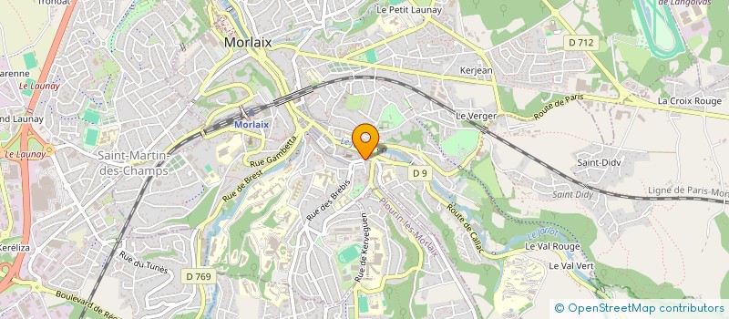 localisation de l'entreprise DE COPROPRIETE à MORLAIX