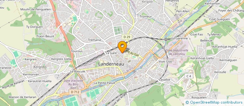 localisation de l'entreprise DE COPROPRIETE à LANDERNEAU