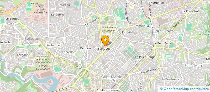 localisation de l'entreprise DE COPROPRIETE à BREST