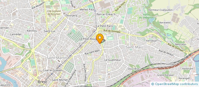 localisation de l'entreprise DE COPROPRIETE AA à BREST