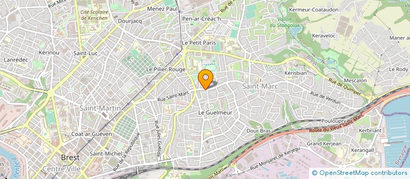 localisation de l'entreprise DE COPROPRIETE AA à BREST