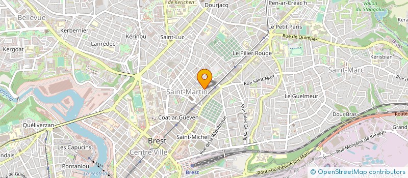 localisation de l'entreprise DE COPROPRIETE AA à BREST