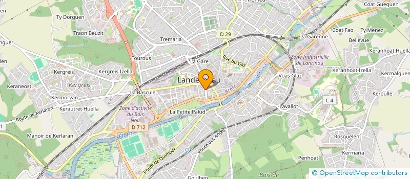 localisation de l'entreprise DE COPROPRIETE AG à LANDERNEAU