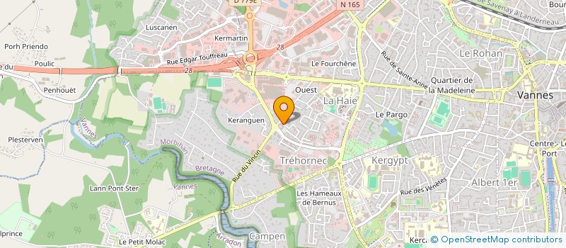 localisation de l'entreprise DE COPROPRIETE L'AMPHITHEATRE à VANNES