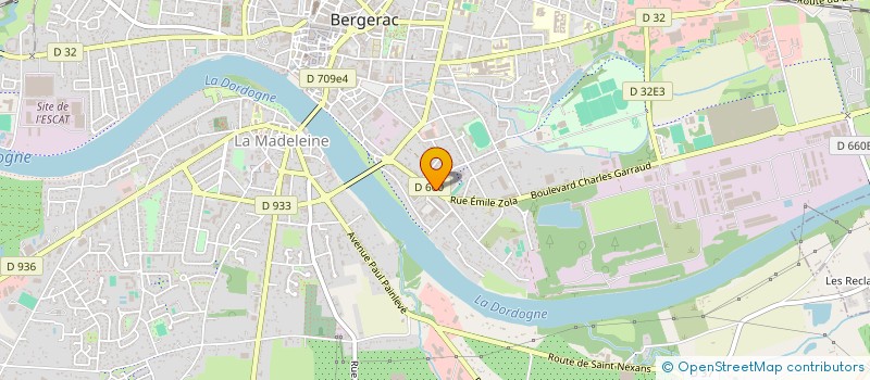 localisation de l'entreprise DE COPROPRIETE RES DOMAINE DE COSTI à BERGERAC