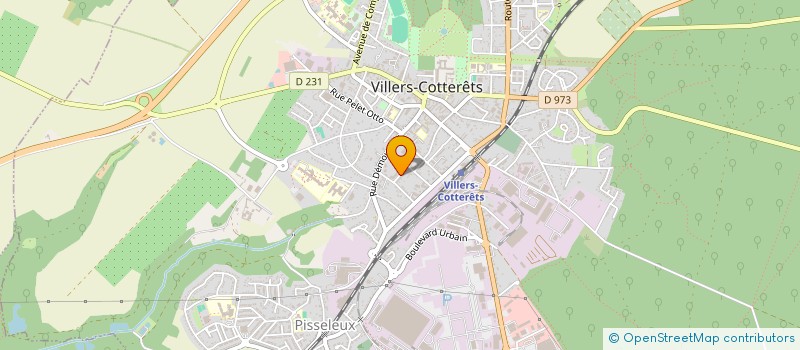 localisation de l'entreprise DE COPROPRIETE RESIDENCE ARAMIS 2 à VILLERS-COTTERETS