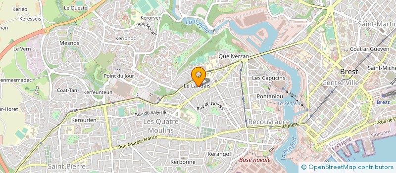 localisation de l'entreprise DE COPROPRIETE SGI à BREST