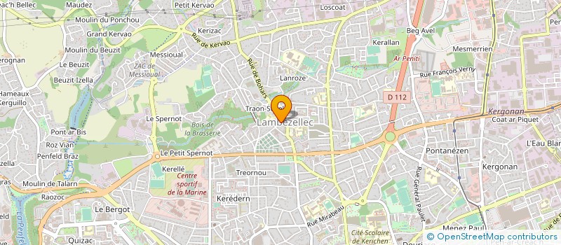 localisation de l'entreprise DE COPROPRIETE SGI à BREST