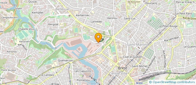 localisation de l'entreprise DE COPROPRIETE SGI à BREST