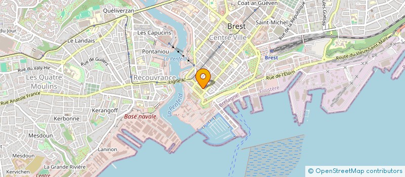 localisation de l'entreprise DE COPROPRIETE SGI à BREST