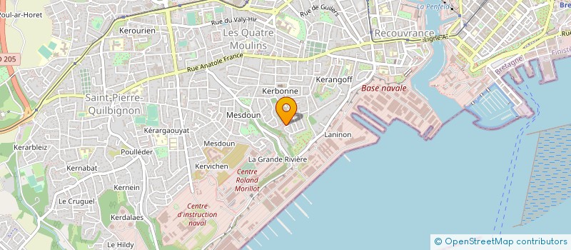 localisation de l'entreprise DE COPROPRIETE SGI à BREST