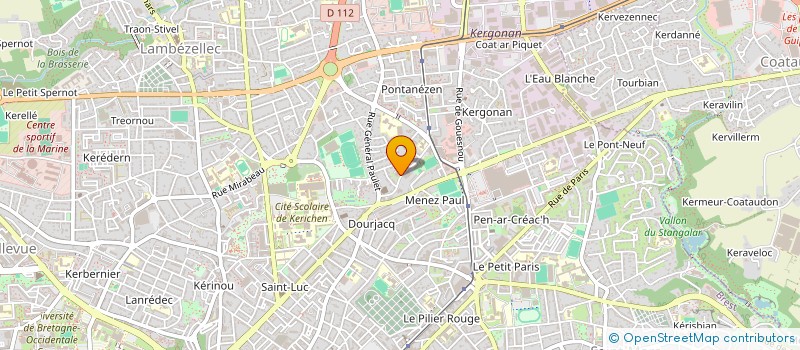 localisation de l'entreprise DE COPROPRIETE SGI à BREST