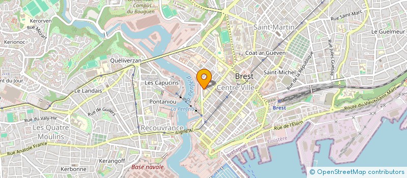 localisation de l'entreprise DE COPROPRIETE SGI à BREST